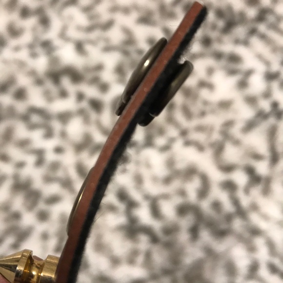 Crystal Flower Cuff with Gold Studs - Picture 5 of 5